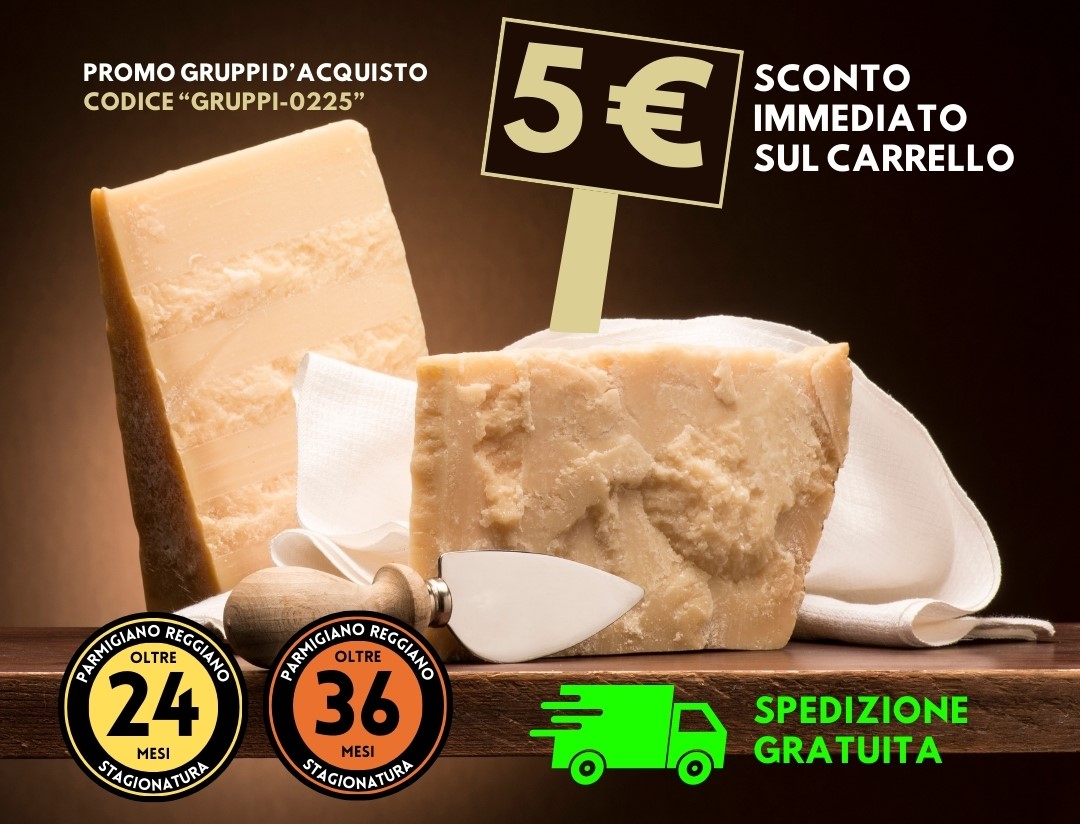 Parmigiano Reggiano 48 mesi scontato Bertinelli